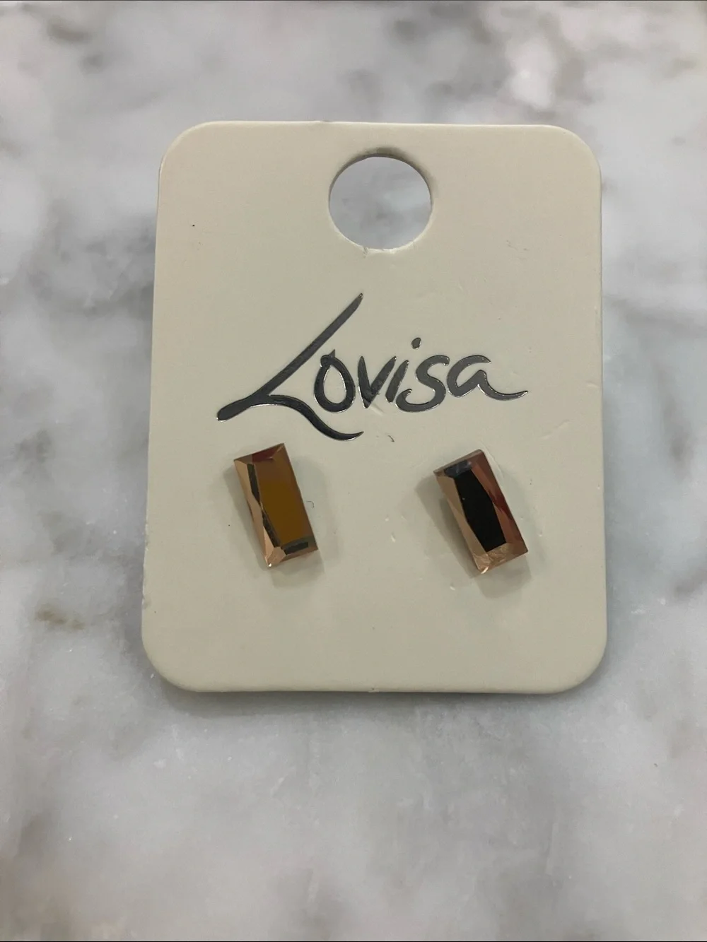 Lovisa Stud Earring pair- White, Gold & Red- set of 3 pairs